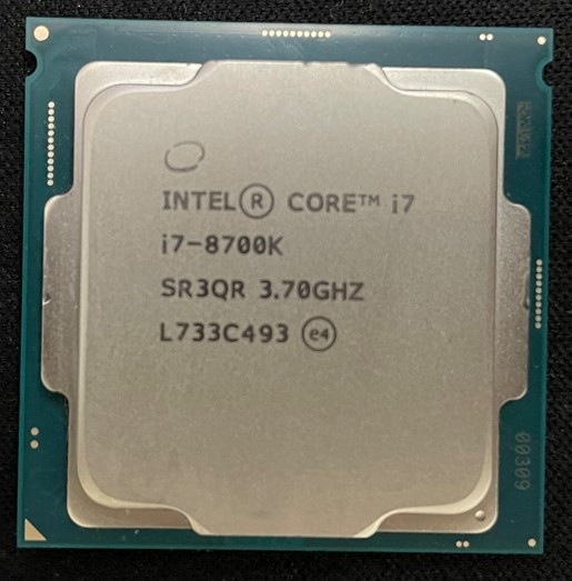 ヤフオク! - Intel Core i7-8700K CPU 動作確認済