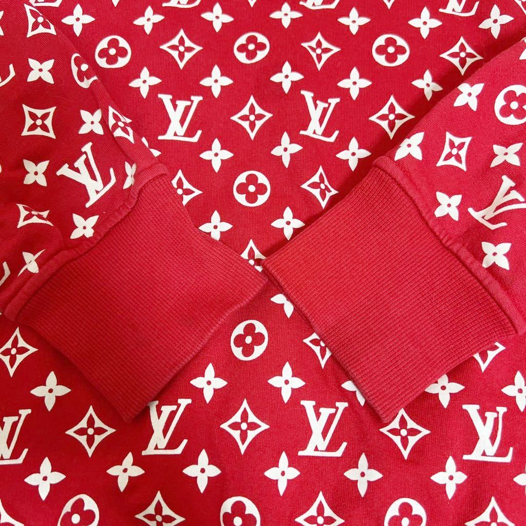 LOUIS VUITTON Supreme ルイヴィトン シュプリーム モノグラム ボックスロゴ パーカー Size S 国内正規品