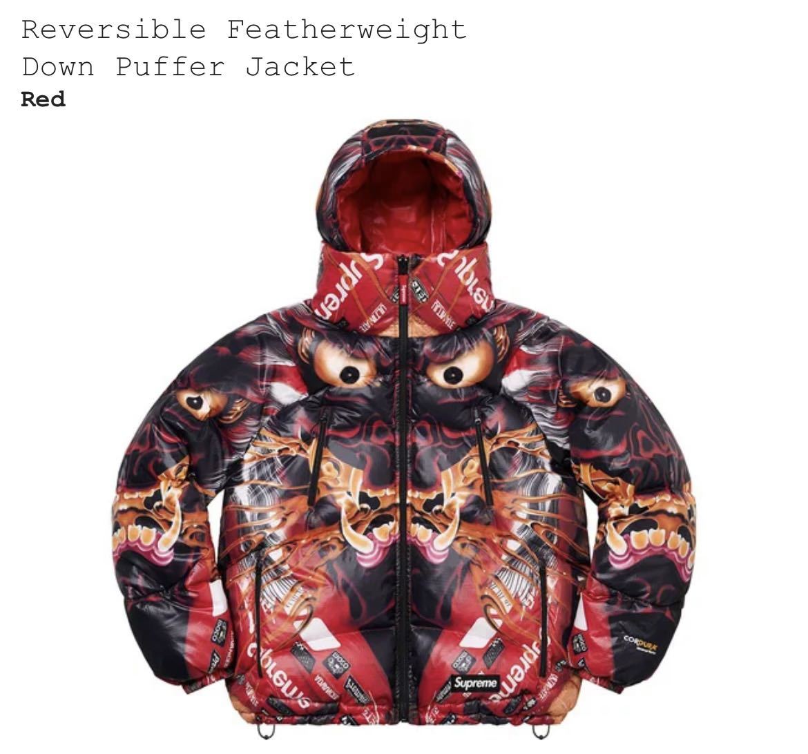 Supreme】Reversible FeatherweightDown Puffer Jacket Red Supreme】Reversible FeatherweightDown Puffer Jacket Red