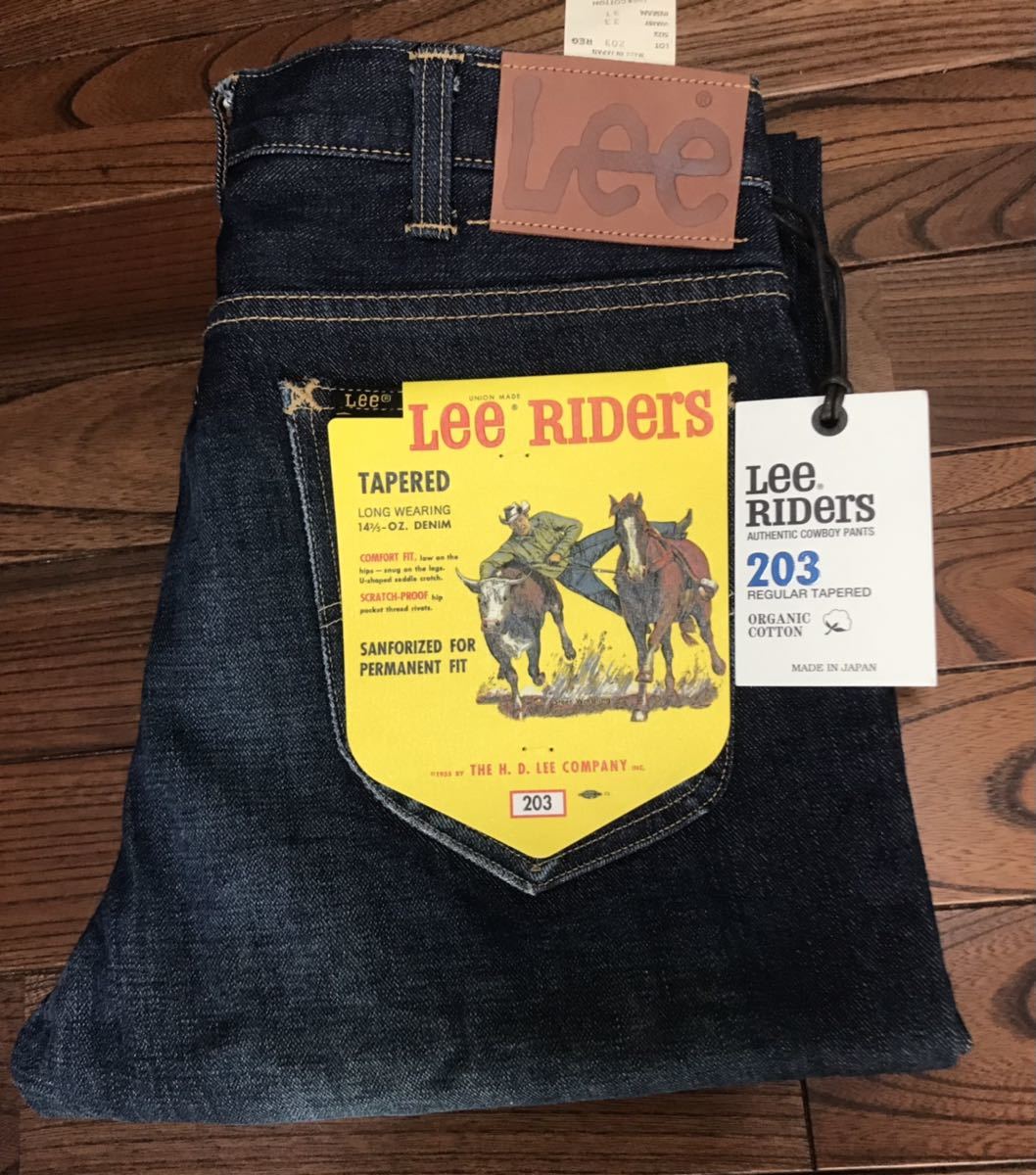 最上の品質な 新品 Lee W33 濃色ブルー【LM5203-526】 デニムパンツ