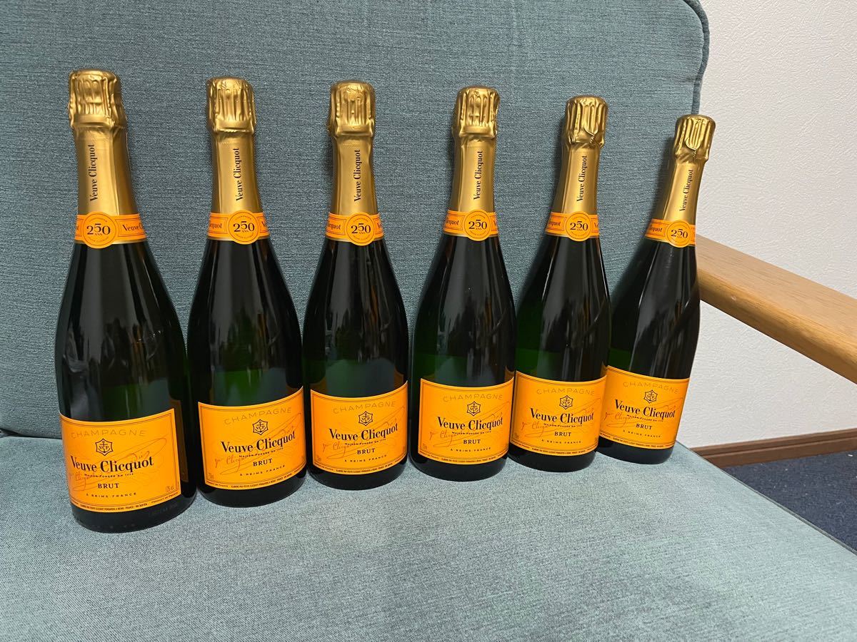 感謝報恩 【6本セット】 ヴーヴクリコ イエロー 750ml 新品 未開栓