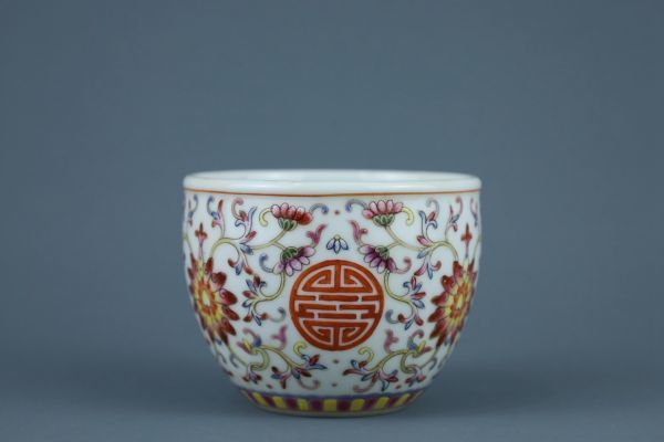 代引き手数料無料新品本物清・康熙御製款・古陶磁器・包銀塗金花絲焼
