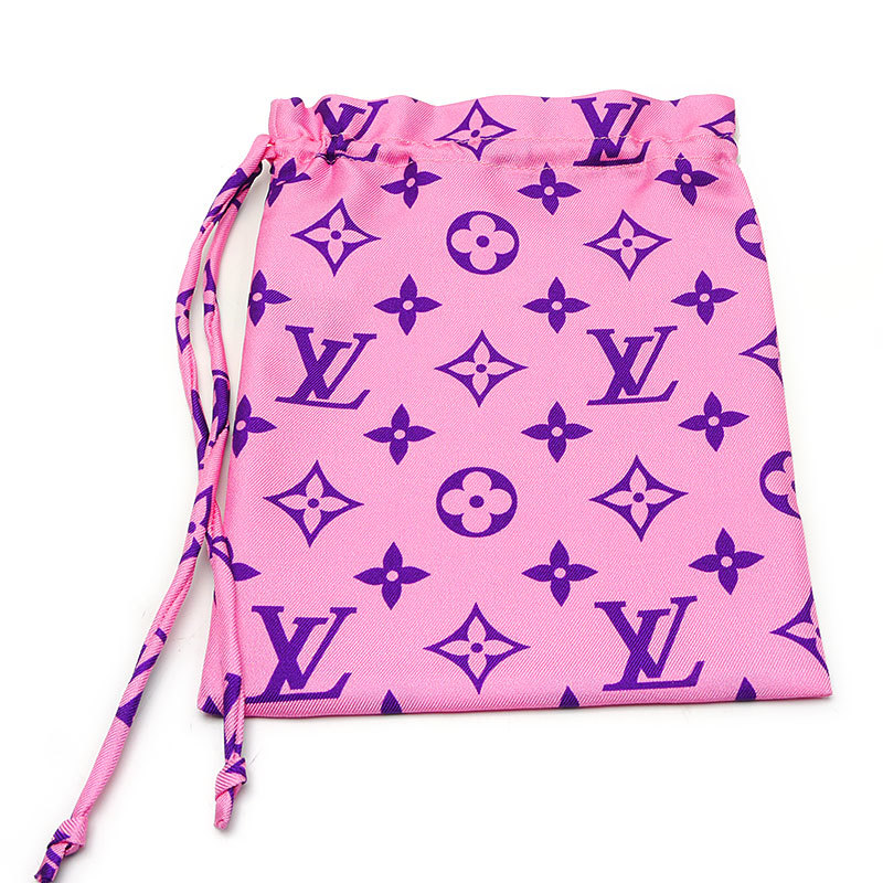 ルイヴィトン Louis Vuitton LV マスク・マイユ MP3087 マスクカバー ピンク 箱・ポーチ付き 未使用_画像6