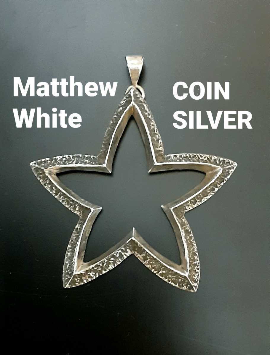 お正月限定価格! Matthew White マシューホワイト コインシルバー NAVAJO ナバホ インディアンジュエリー アーロンアンダーソン に師事_画像1