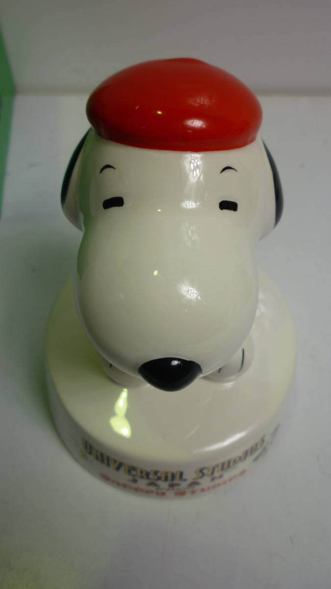 H41030-5　陶器製　ユニバーサルスタジオジャパン　スヌーピー・スタジオ　貯金箱　NISSAY　SNOOPY STUDIOS　2001_画像5