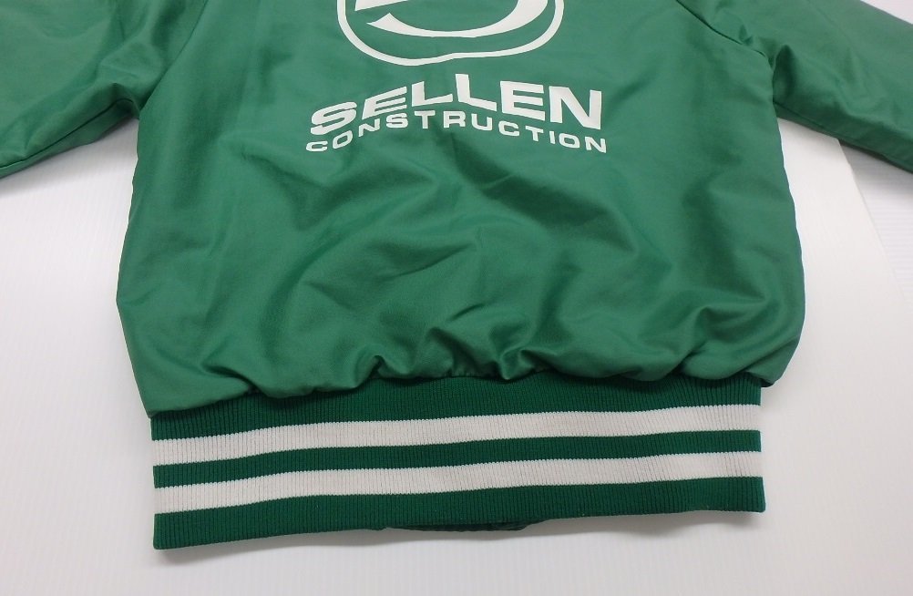 DeLONG SPORTSWEAR 80年代ヴィンテージ スタジャン SELLEN ナイロン WPL8936 アメリカ製 size:XS 囗T巛_画像4