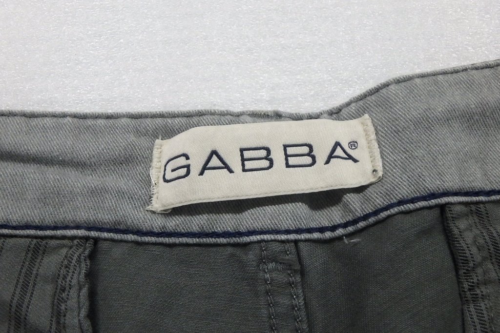 タグ付！GABBA tokyo pants K3614 ストレートテーパードチノ グレー size:L 囗T巛_画像3