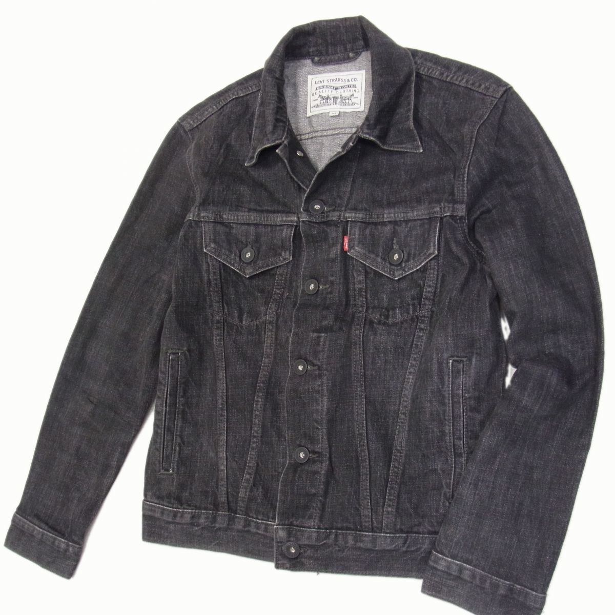 リーバイス ブラックデニム トラッカージャケット ジージャン デニムジャケット Levi’s メンズアウター 1円 リーバイス ブラックデニム トラッカージャケット ジージャン デニムジャケット Levi’s メンズアウター 1円