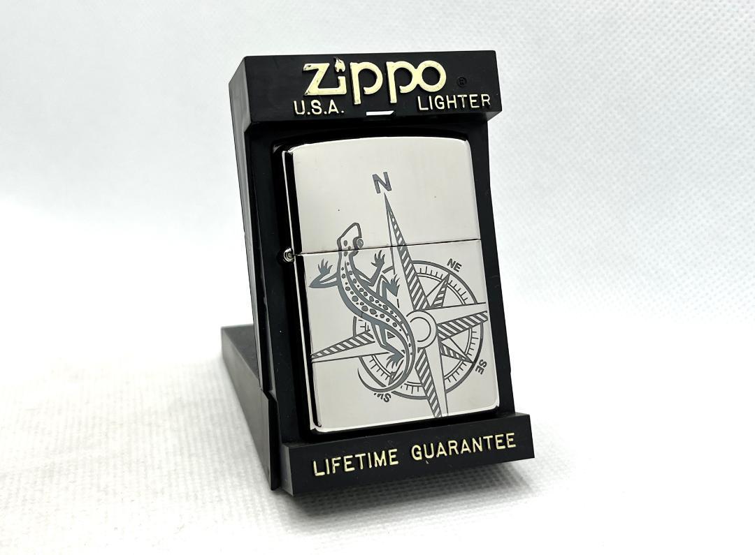 未使用 ZIPPO ジッポー マルボロ リザード コンパス アドベンチャーチーム ライター