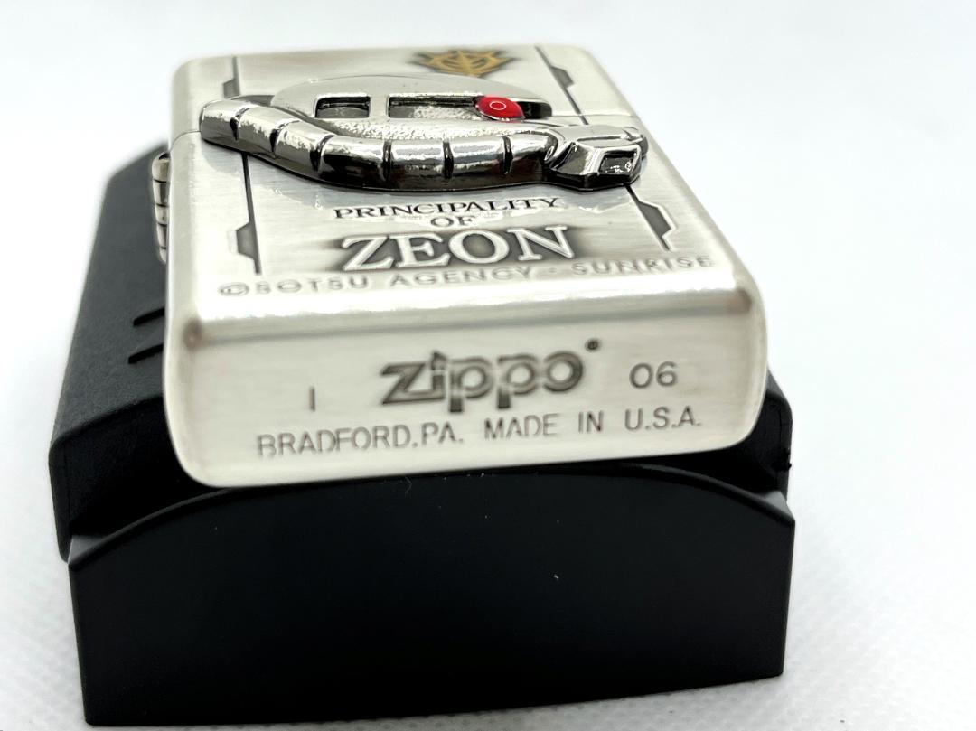 未使用 ZIPPO ジッポー 機動戦士ガンダム ZAKU ZEON ジオン 立体