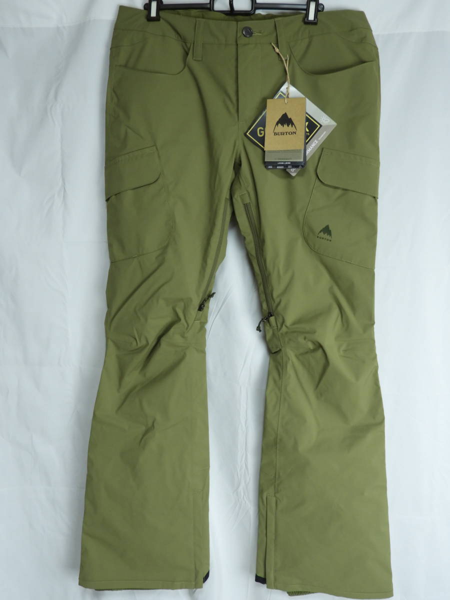 未使用　M（日本サイズ L 相当）　ウィメンズ Burton GORE-TEX グロリア パンツ レディース Martini Olive 定価30800円_画像1