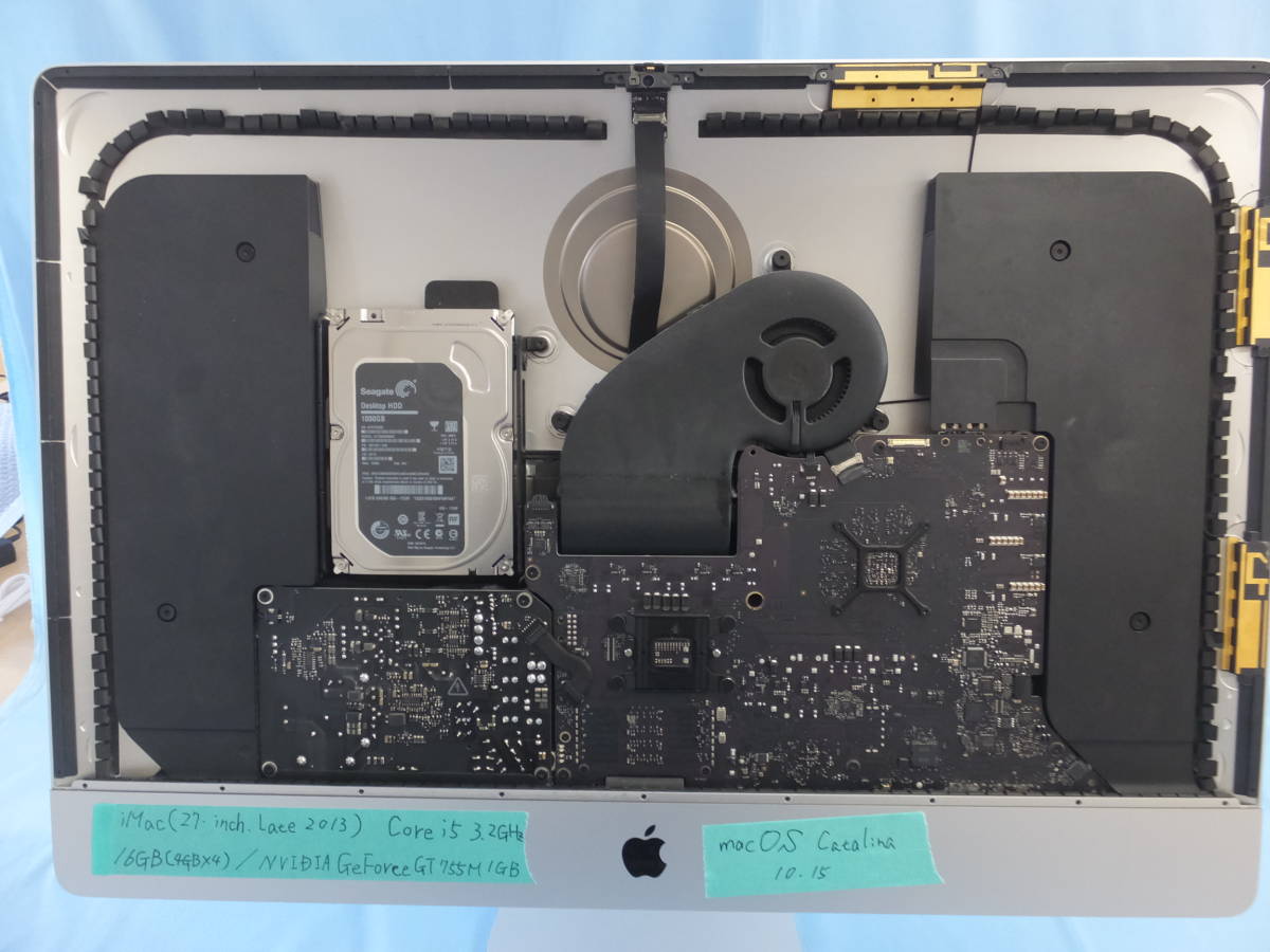2022高い素材 iMac Apple ジャンク A1419 3.20Ghz/1TB/16GB i5 Core