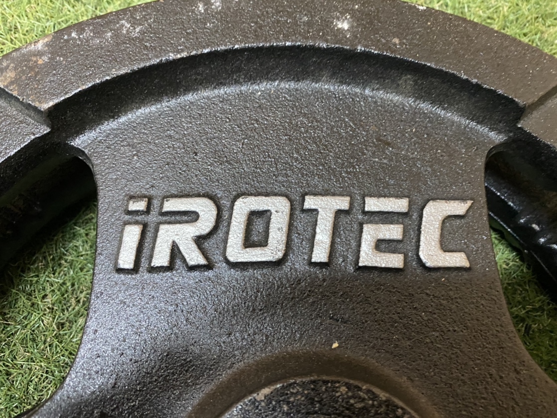 iROTEC アイロテック バーベルプレート 15Kg×2 計30Kg 筋トレ 穴径28mm 