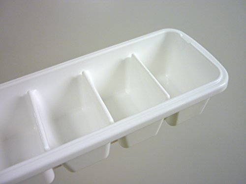 アスベル 製氷皿 スリム アイストレー 3段 スタッキング可 日本製 ホワイト_画像3