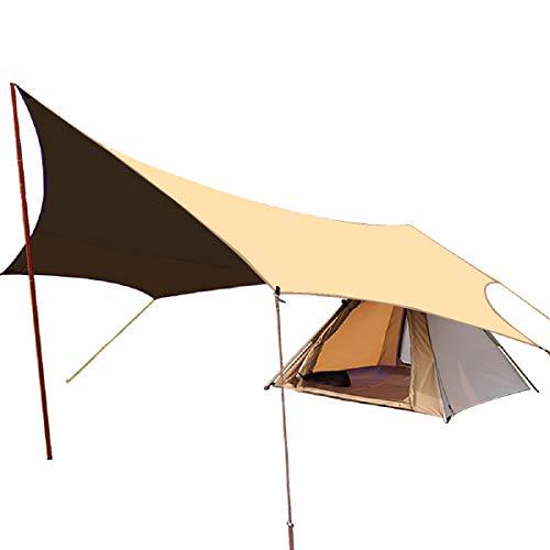 充実の品 アウトドア用 キャンプギア サンシェード オクタタープ 防水タープ (4.3m*4m) Tarp TC タープ 日除け 焚火タープ ポリコットン その他 充実の品 アウトドア用 キャンプギア サンシェード オクタタープ 防水タープ (4.3m*4m) Tarp TC タープ 日除け 焚火タープ ポリコットン その他