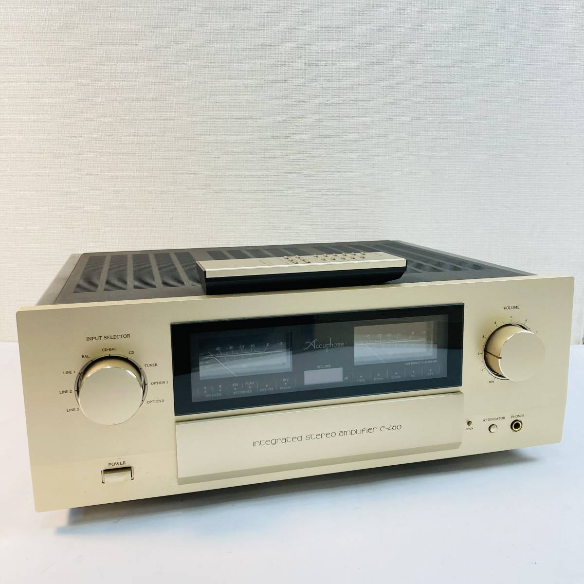 ヤフオク 1スタ Accuphase プリメインアンプ E 460 Ab級 A ヤフオク 1スタ Accuphase プリメインアンプ E 460 Ab級 A