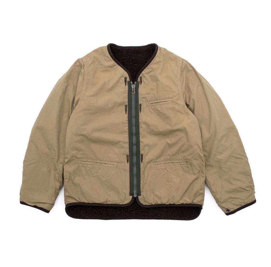 希少品 美品 visvim CONTRARY DEPT LINER JKT KHAKI SIZE3 JOURNEYMAN