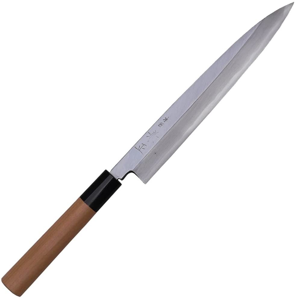 本物の 210mm 柳刃 霞研水牛口付 包丁 本匠兼正 関兼常 G-02 日本製