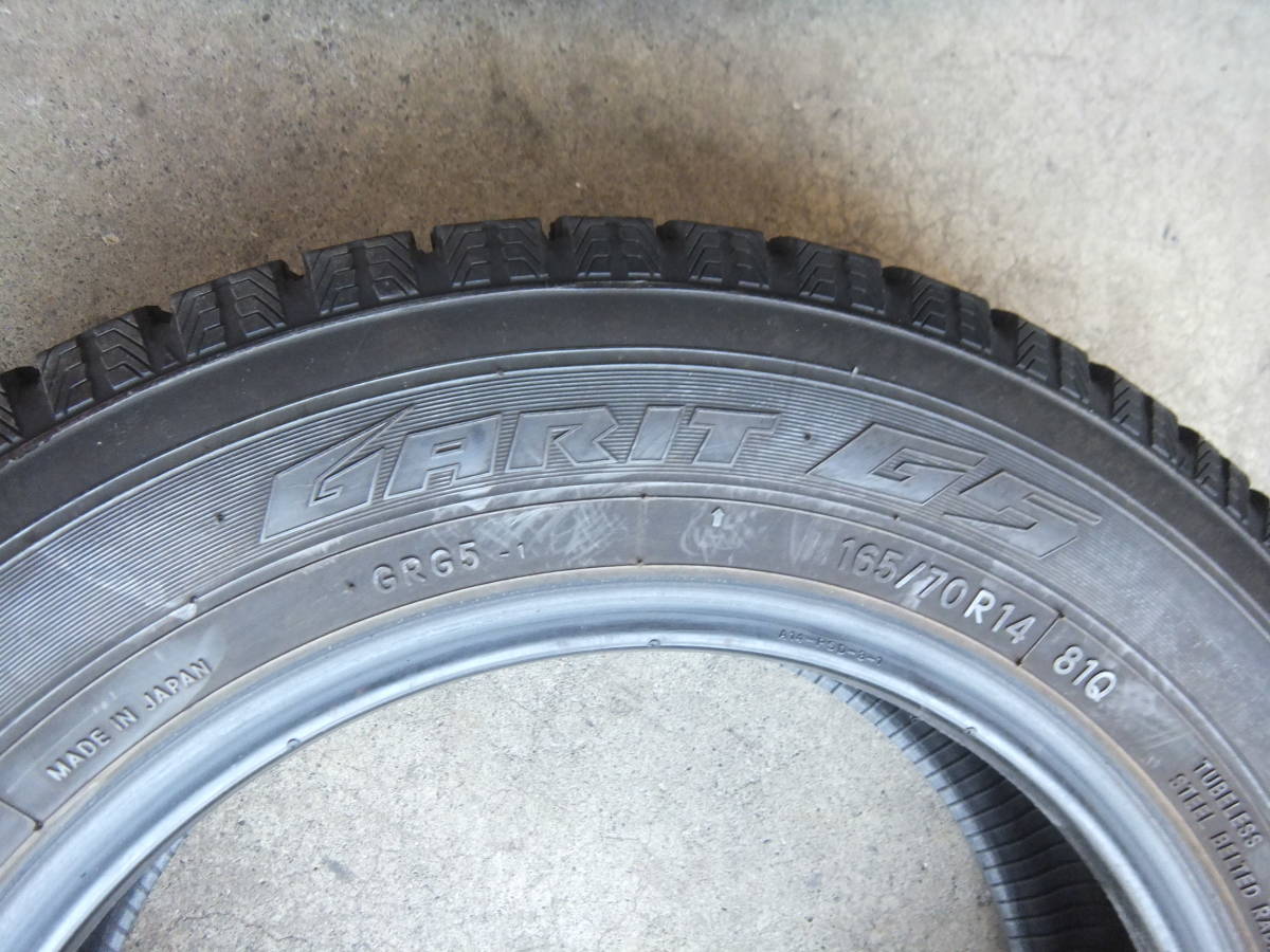 【8.5分山】165/70R14 TOYO GARIT G5☆4本セット 21123 my18 検)ハスラー Kei アクア ラピュタ マーチ ヴィッツ ベルタ_画像8