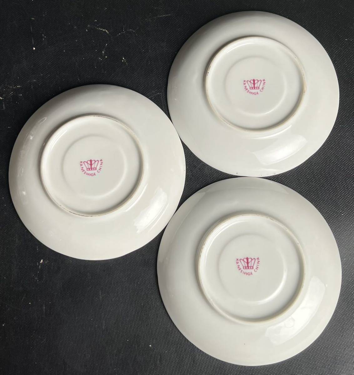 3客◇KANESHIGE CHINA カップ&ソーサー カネシゲ オーロラ 3客◇KANESHIGE CHINA カップ&ソーサー カネシゲ オーロラ