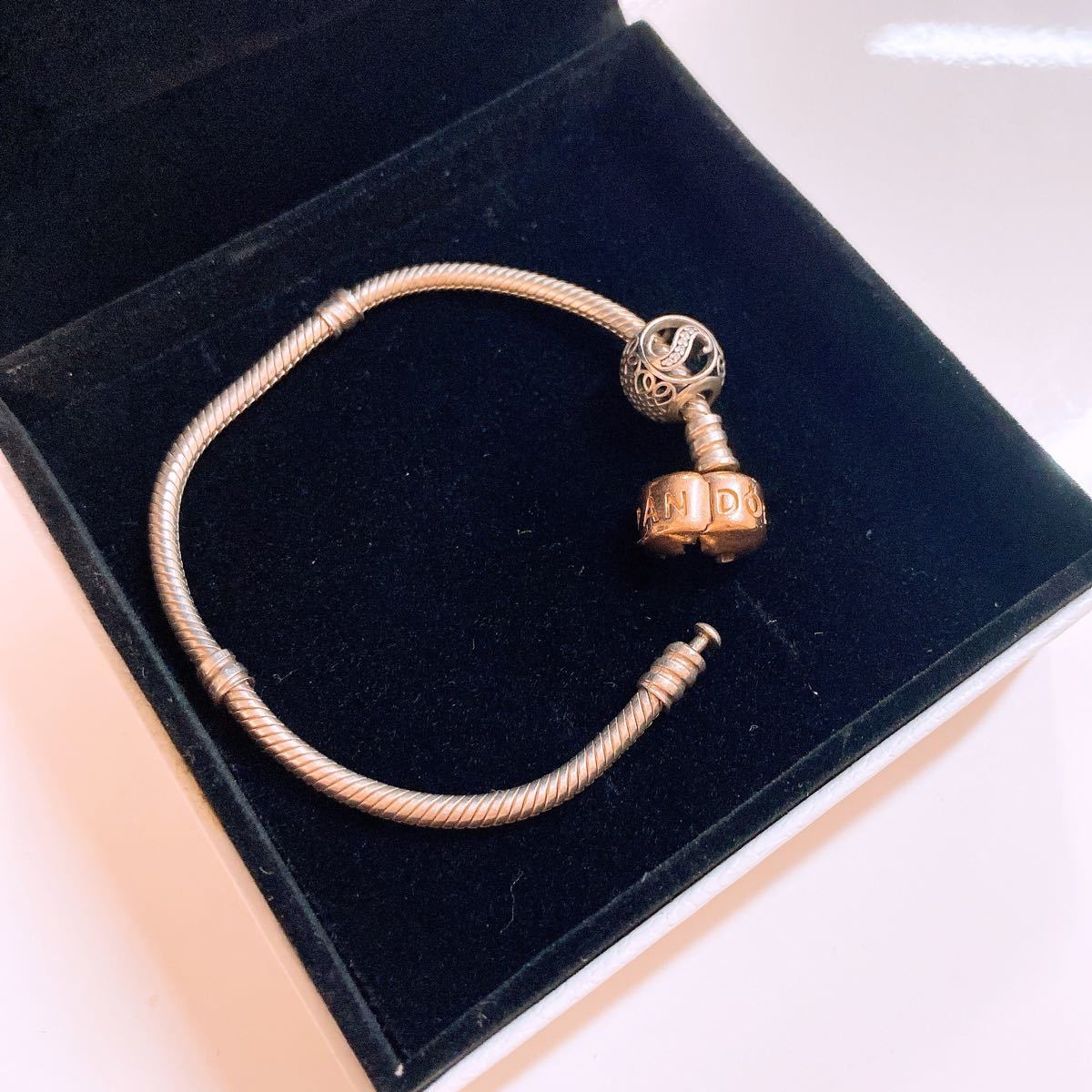 Pandora パンドラ ブレスレット シルバー ピンクゴールド|Yahoo Pandora パンドラ ブレスレット シルバー ピンクゴールド|Yahoo