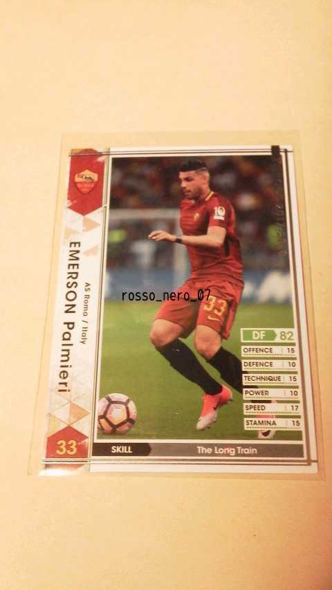 ☆WCCF2017-2018Ver.2.0☆17-18☆A22☆白☆エメルソン・パルミエリ☆ASローマ☆Emerson Palmieri☆AS Roma☆_画像1