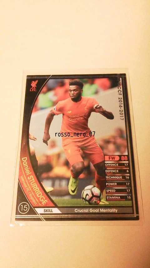 ☆WCCF2016-2017☆16-17☆048☆黒☆ダニエル・スターリッジ☆リバプールFC☆Daniel Sturridge☆Liverpool FC☆_画像1