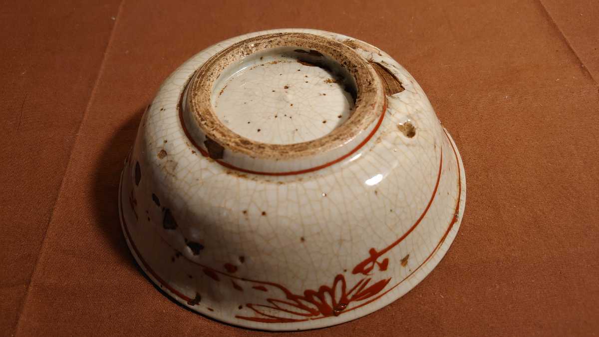 呉須赤絵 赤絵 春日山窯 木米 古玩 中国美術 アンティーク赤絵 蔵出し