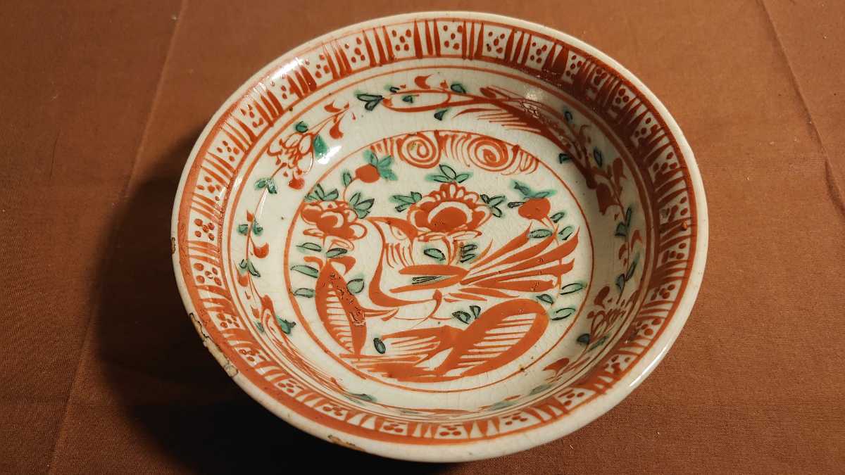 95%OFF!】 九谷焼 九谷 春日山窯 金城製 中国美術 赤絵 西浦焼