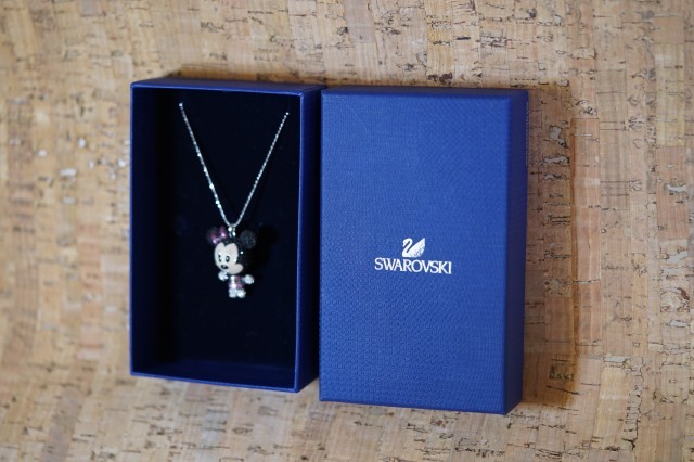 希少！！】 SWAROVSKI スワロフスキー ネックレス ミニーマウス