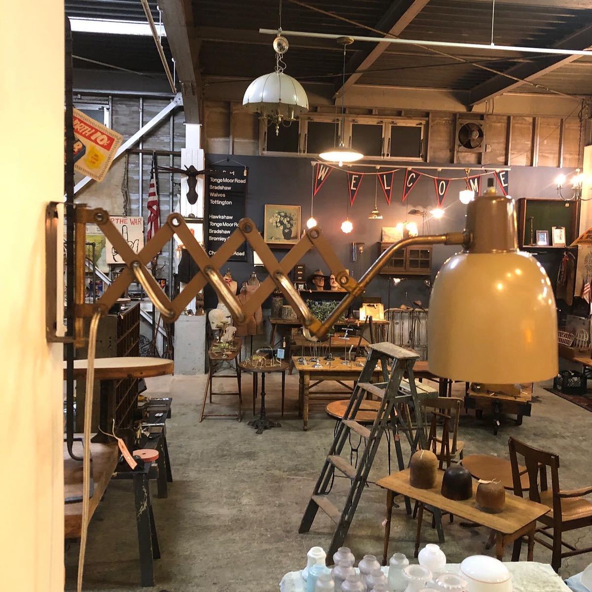 ANTIQUES】ウォールランプ ライト lamp light 壁付け 店舗什器 vintage