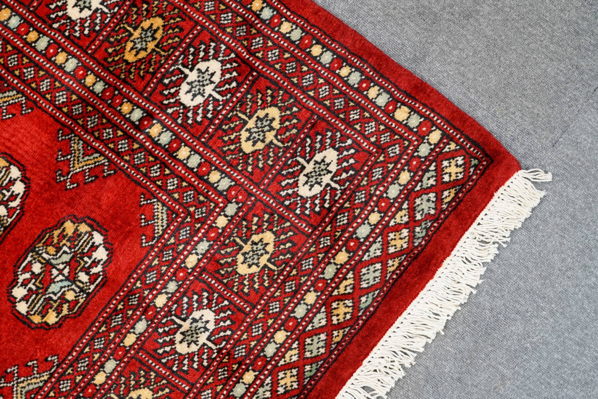 Sale パキスタン手織り絨毯 size:188cm×124cm　リビングラグ ペルシャ絨毯