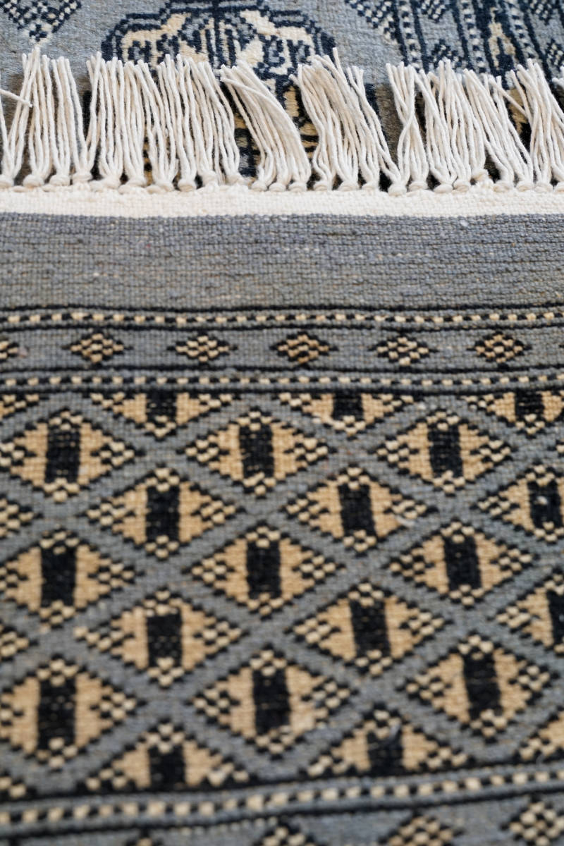 ボハラデザイン パキスタン 手織り絨毯 size:192×125cm リビングラグ 