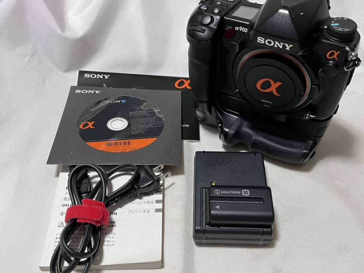 ☆希少品☆ソニー SONY α900 ボディ VG-C90AM付き ☆付属品付き