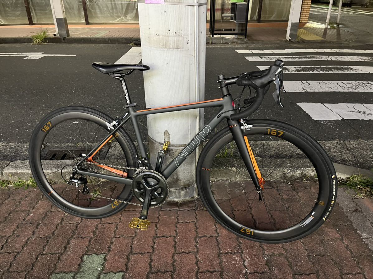 astuto カーボンフレーム カーボンホイール ロードバイク シマノ TIAGRA ティアグラ SPECIALIZED TREK GIANT FUJI BMC_画像3