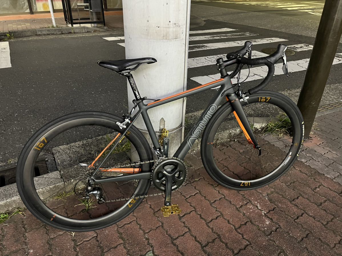astuto カーボンフレーム カーボンホイール ロードバイク シマノ TIAGRA ティアグラ SPECIALIZED TREK GIANT FUJI BMC_画像2