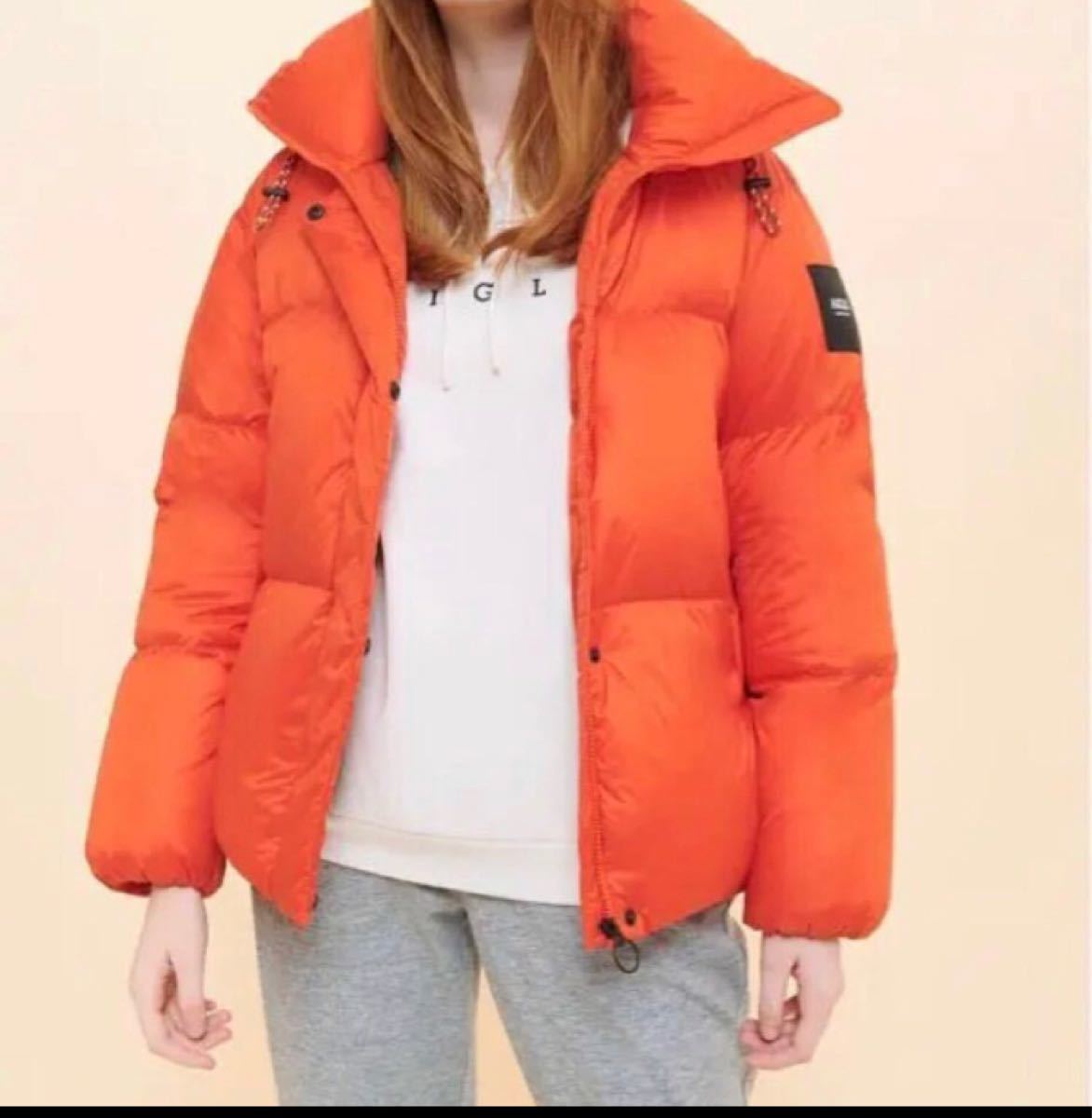 AIGLE エーグル ダウンジャケット オレンジ sizeL【代官山12 AIGLE エーグル ダウンジャケット オレンジ sizeL【代官山12