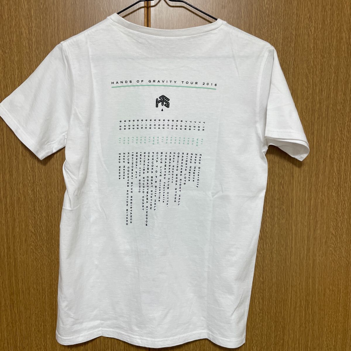 the HIATUS/HANDS OF GRAVITY ツアーTシャツ 白|PayPayフリマ