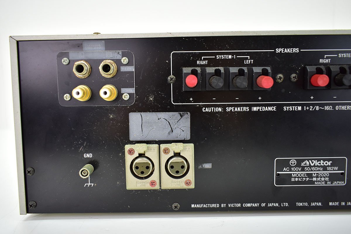 Yahoo!オークション - VICTOR M-2020 パワーアンプ[ビクター Yahoo!オークション - VICTOR M-2020 パワーアンプ[ビクター
