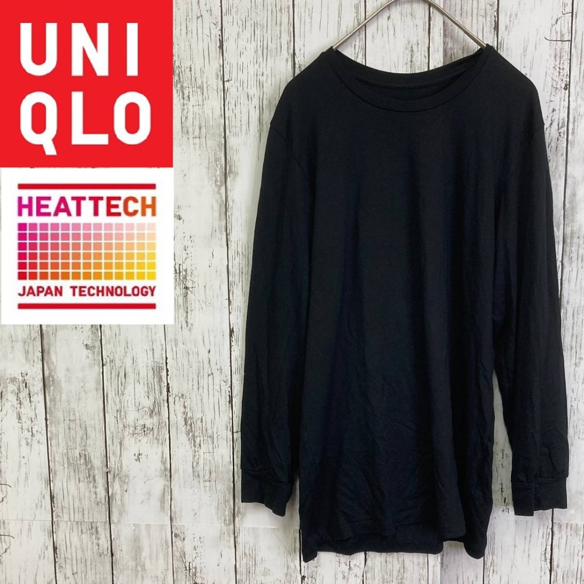 UNIQLO★ユニクロ★ヒートテッククルーネックT 9分袖★サイズS　9-135_画像1