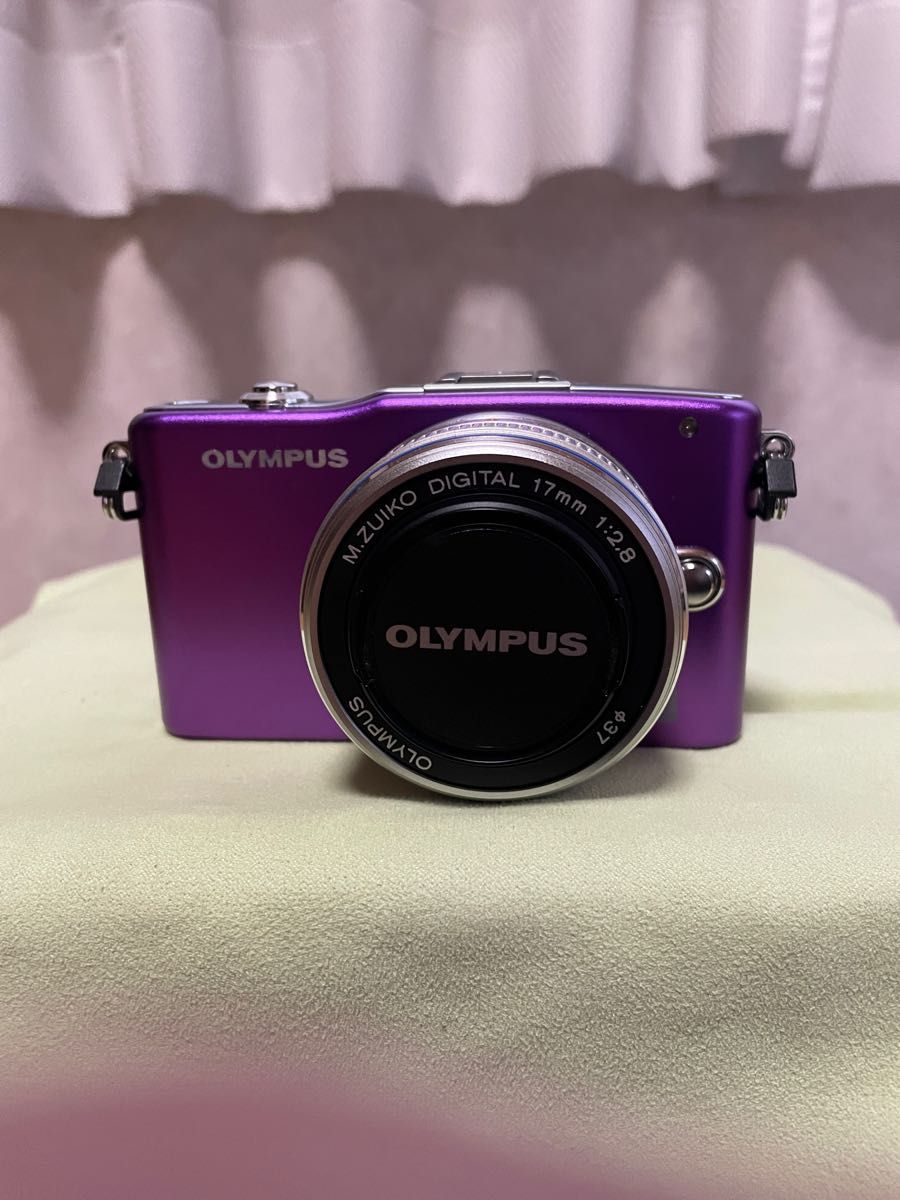 ミラーレスカメラ OLYMPUS PEN mini E-PM1(パープル
