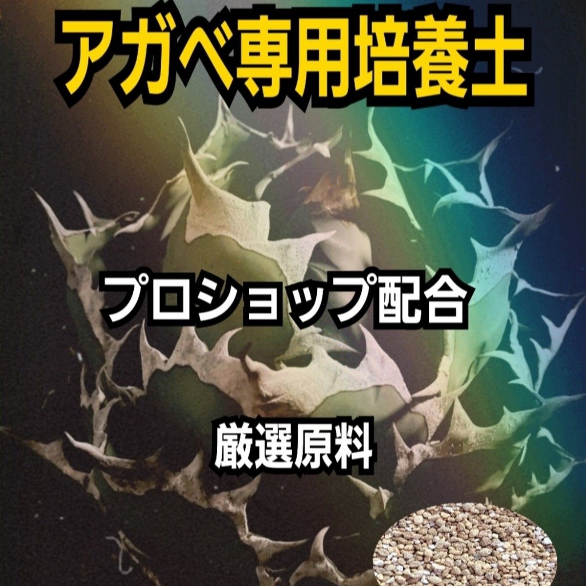 アガベ　専用培養土【2L】プロショップが原料にこだわり抜群の配合で完成させた特選品　これ1つあればバッチリ育成OK！多肉植物全般