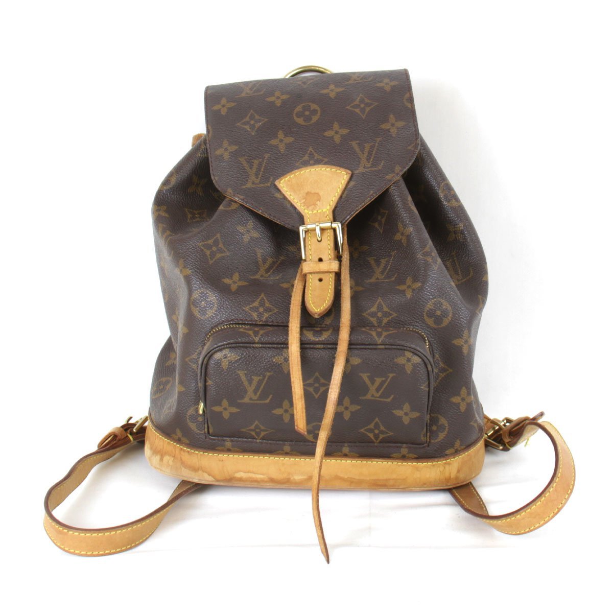 USED』 LOUIS VUITTON ルイ・ヴィトン モンスリMM M51136 リュック・デイパック モノグラム モノグラムキャンバス 