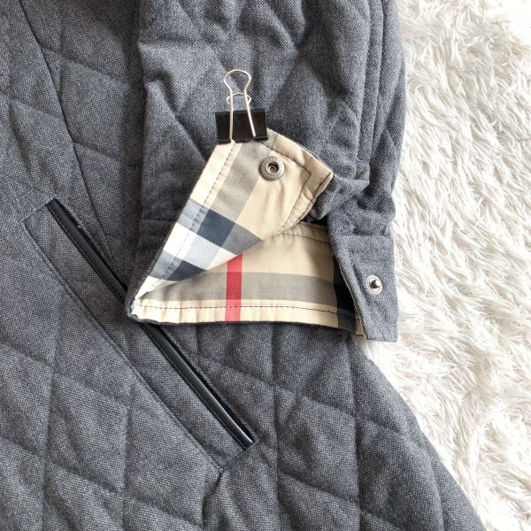 良品 BURBERRY LONDON ブルゾン 中綿 キルティングジャケット - 通販