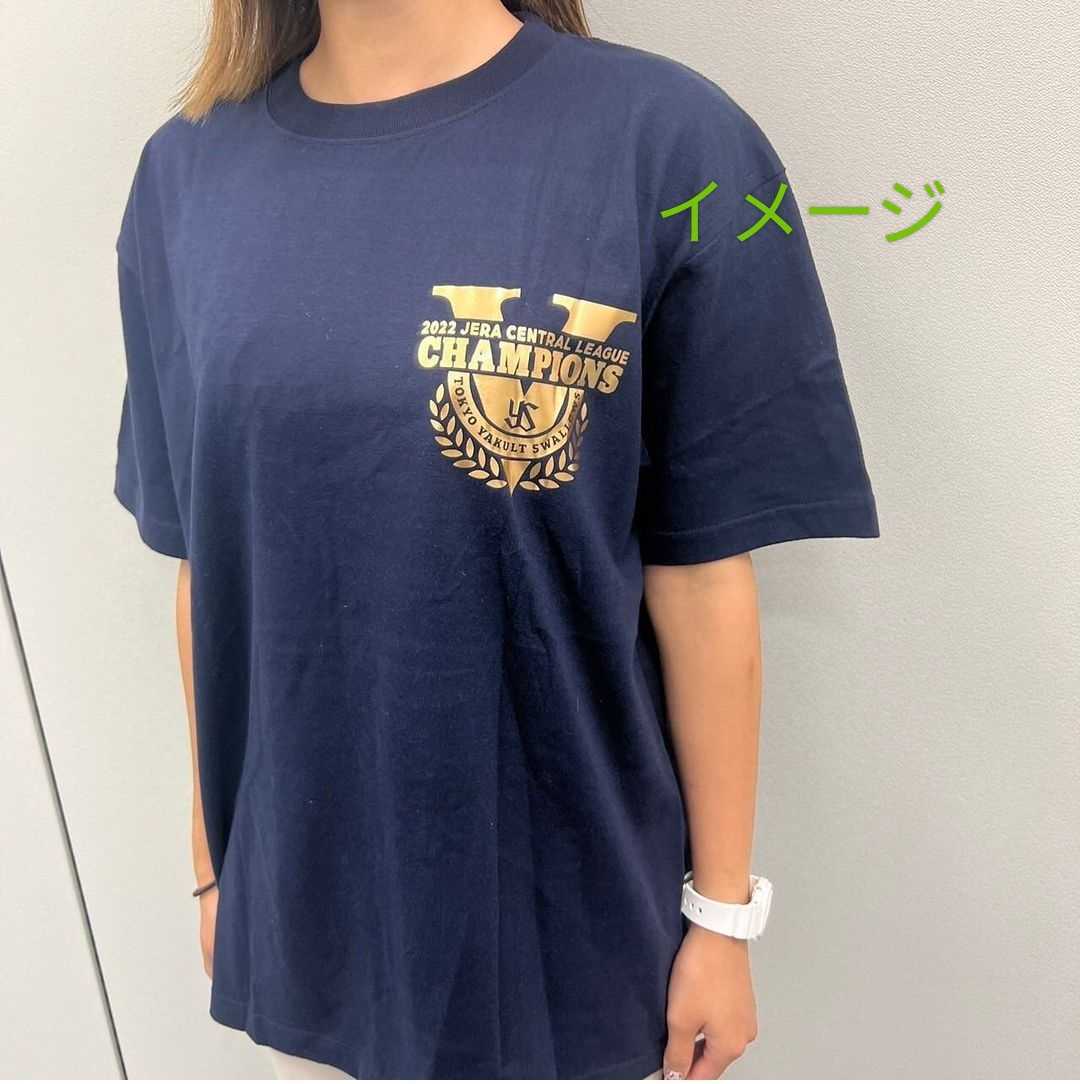 2022セ・リーグ優勝記念背番号Tシャツ山田哲人選手Ver. サイズM 山田哲人#1 東京ヤクルトスワローズ
