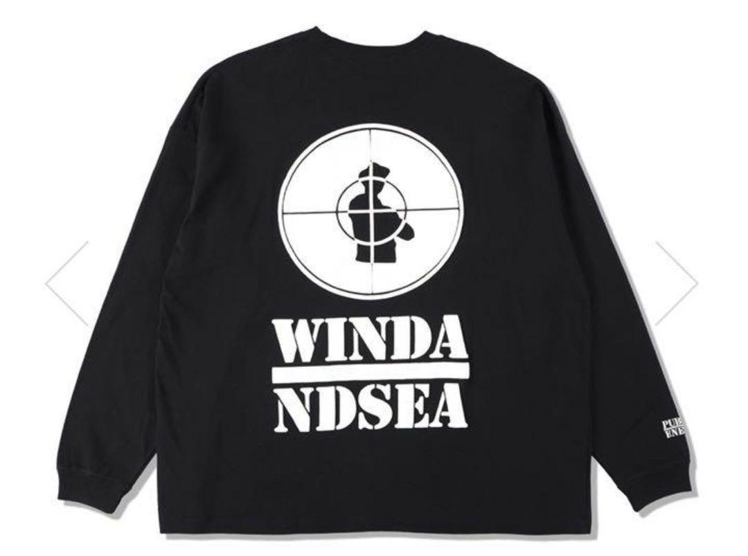 PUBLIC ENEMY X WDS -Bklyn- L/S Tee Lサイズ 新品 wind and sea ウィンダンシー パブリックエネミー