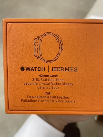 稀少 最終値下げ Apple Watch 初コラボモデル Apple Watch Hermes カフ 42mm ステンレススティールケース 超美品_画像8
