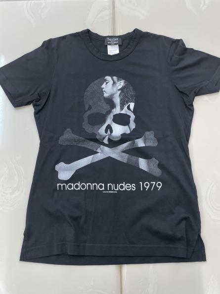 名作 mastermind JAPAN Theater8 MADONNA コラボ Tシャツ Sサイズ 美品 マドンナ NUDES 1979 マスターマインド ジャパン