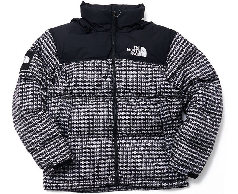 品質一番の スタッズ フェイス ザノース シュプリーム Black Jacket