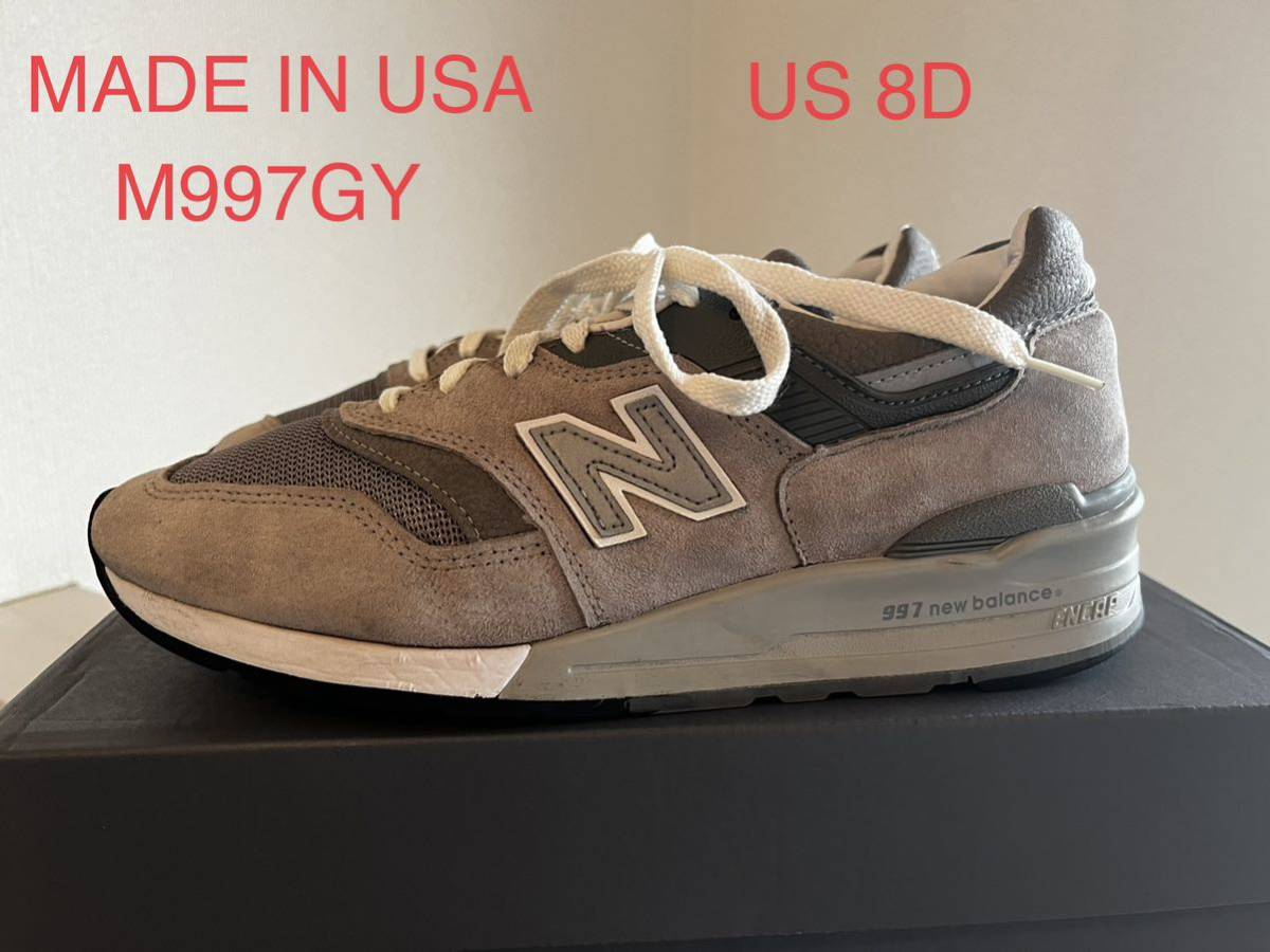 NEW BALANCE M997GY 990 992 993 ニューバランス MADE IN USA アメリカ製_画像1